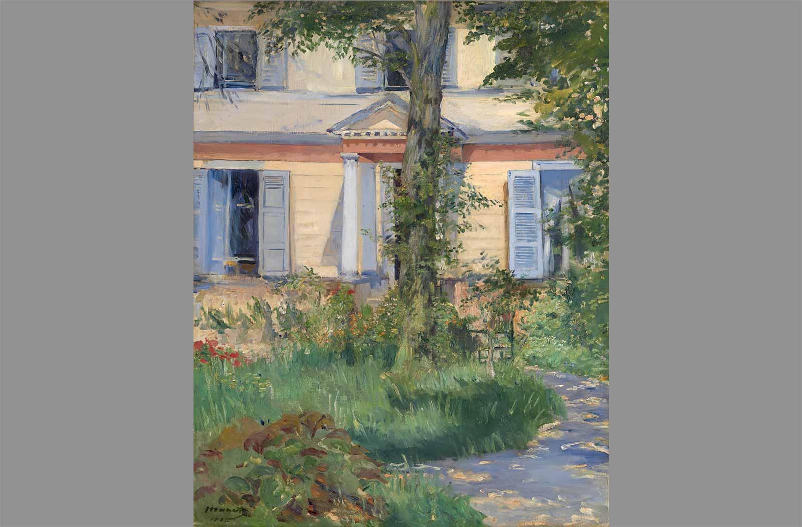 Édouard Manet. The House at Rueil, 1882.