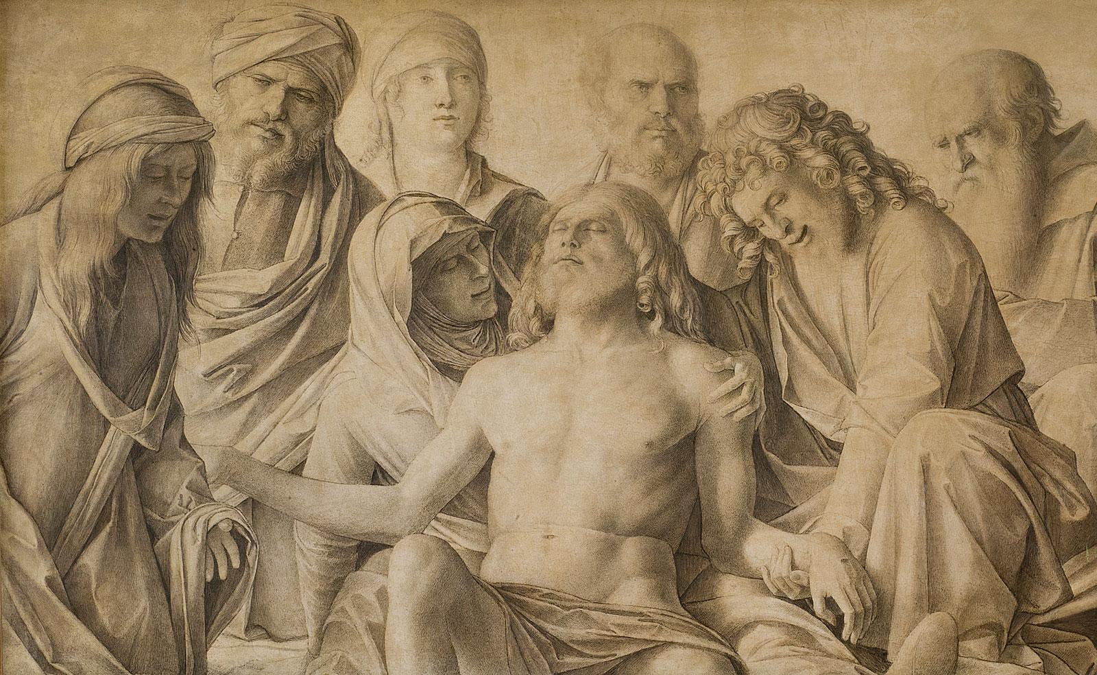 Lamentation over the Dead Christ by Giovanni Bellini.