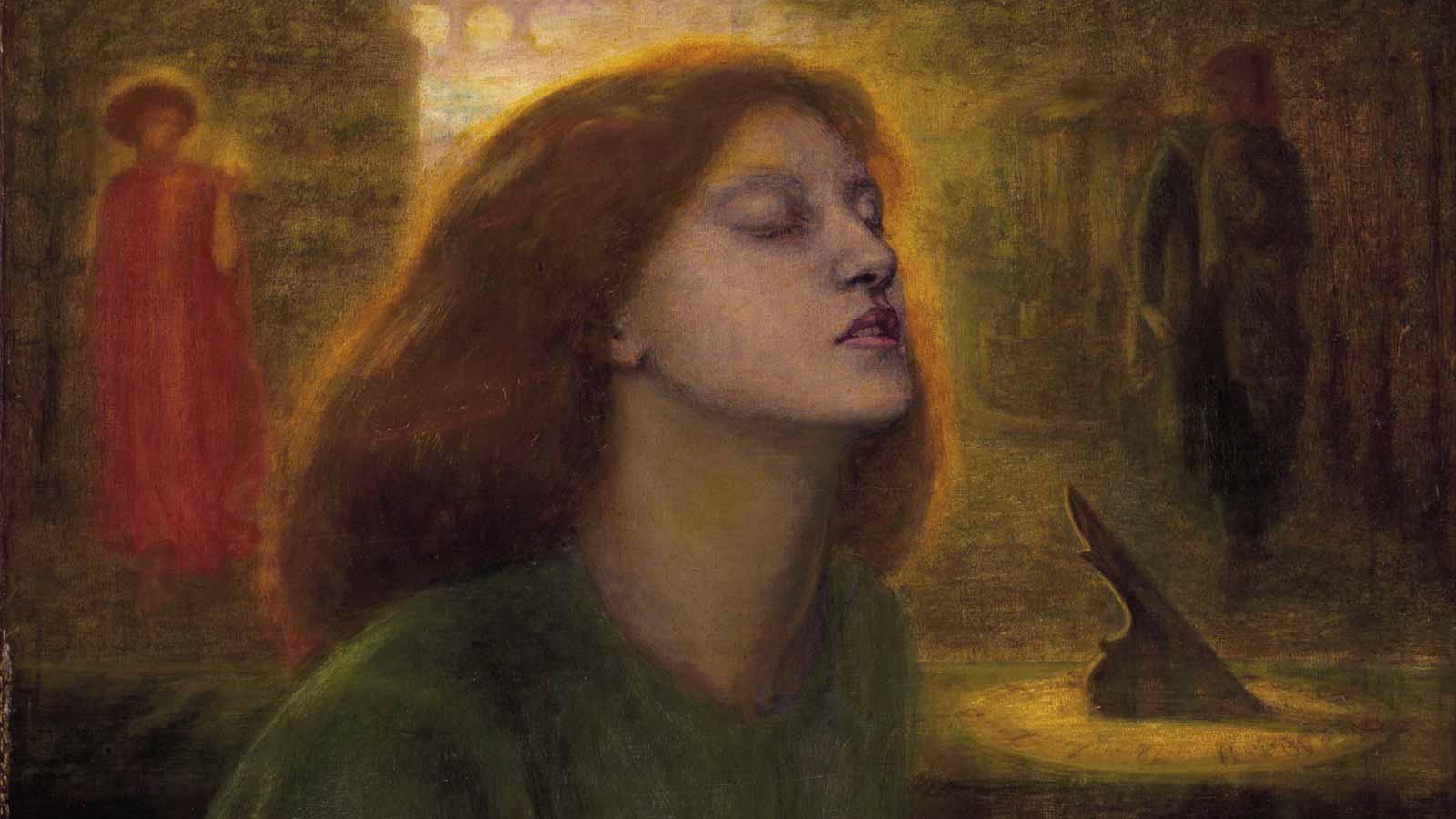Dante Gabriel Rossetti (1828–1882), Beata Beatrix, between 1864 and 1870.