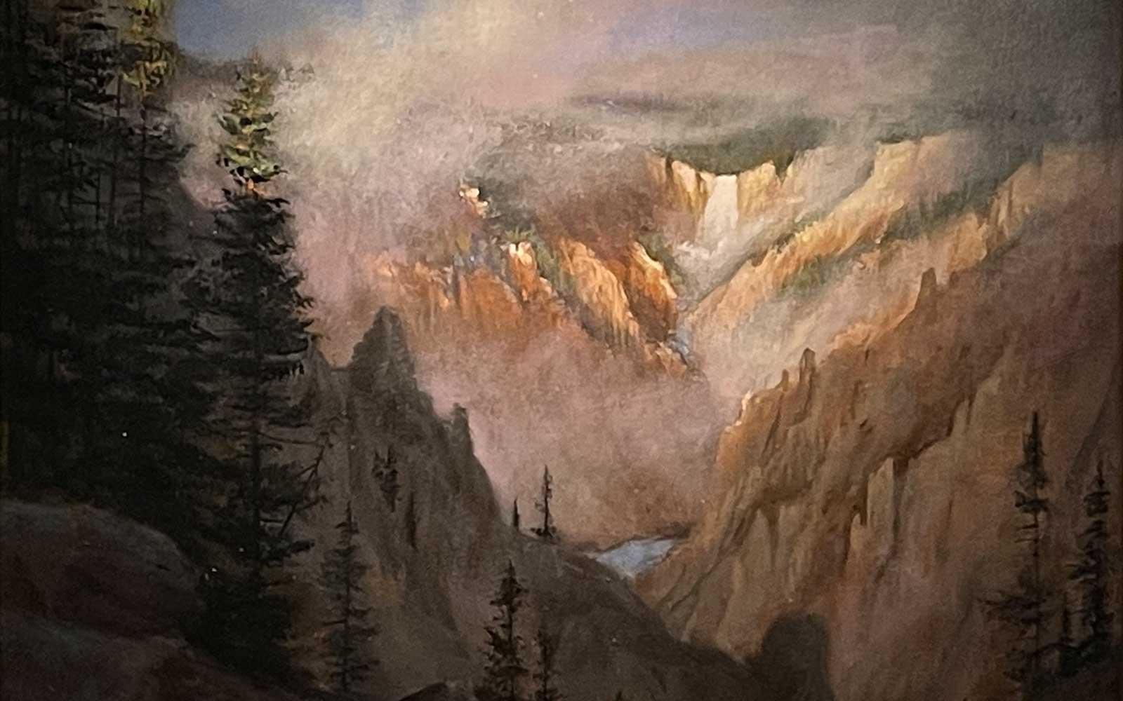 Study for Yellowstone Falls, Thomas Kegler.