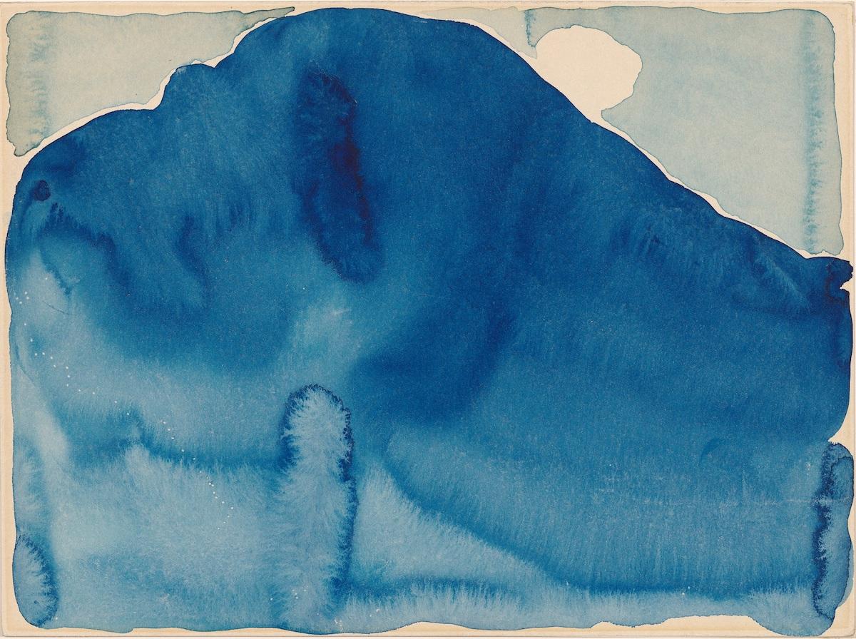 Georgia O’Keeffe. Blue Hill No. II, 1916. 