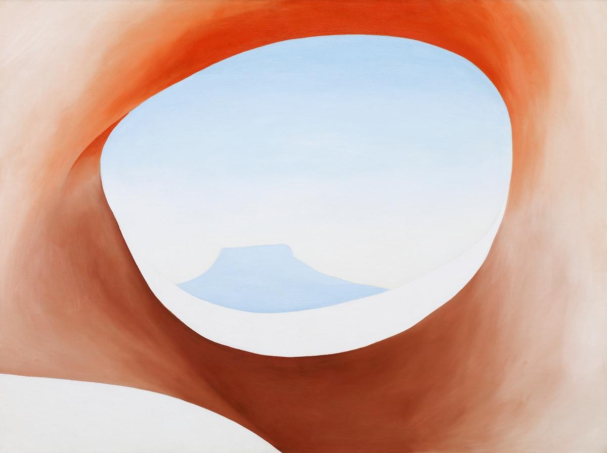 Georgia O’Keeffe (1887-1986), Pedernal – From the Ranch #1, 1956. The Minneapolis Institute of Art, gift of Mr. and Mrs. John Cowles.