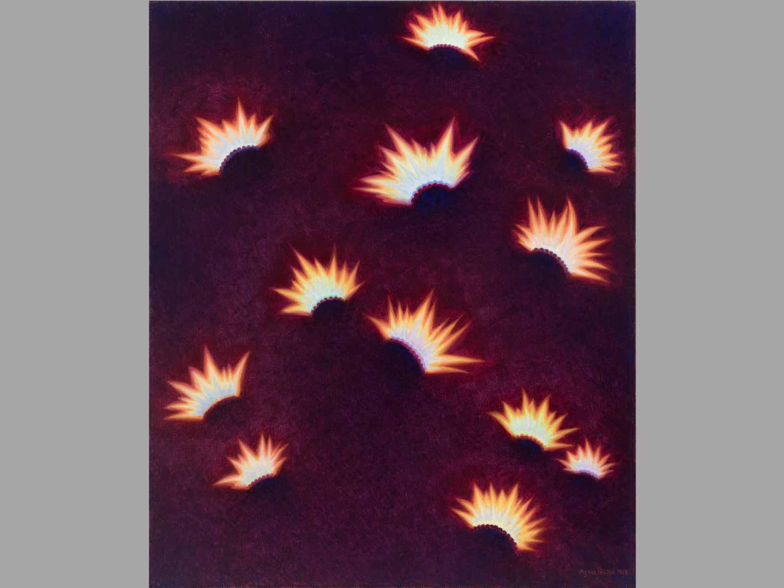 Agnes Pelton, Fires in Space, 1933.