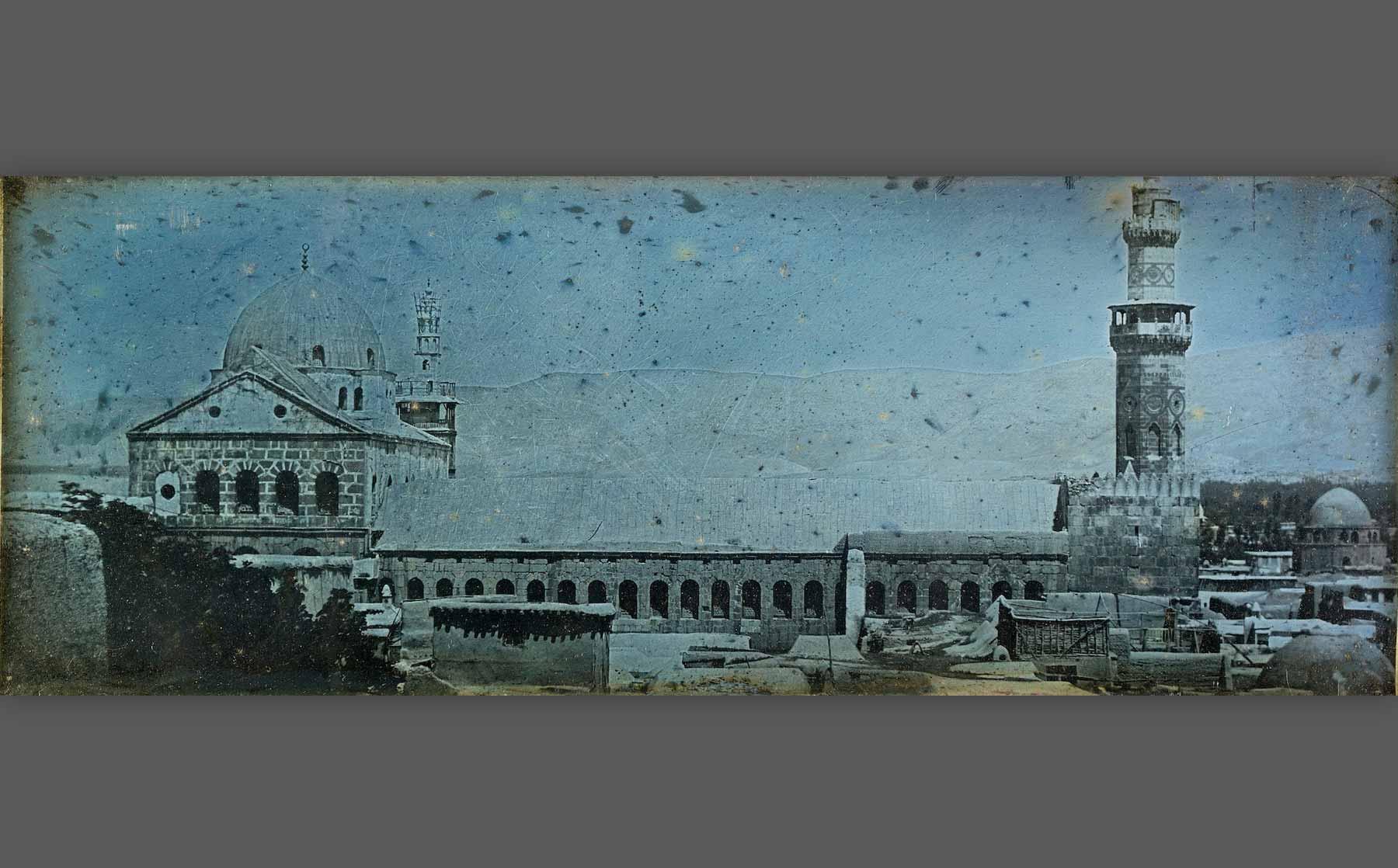 Girault de Prangey, “Great Mosque of Damascus” (1843), daguerreotype.