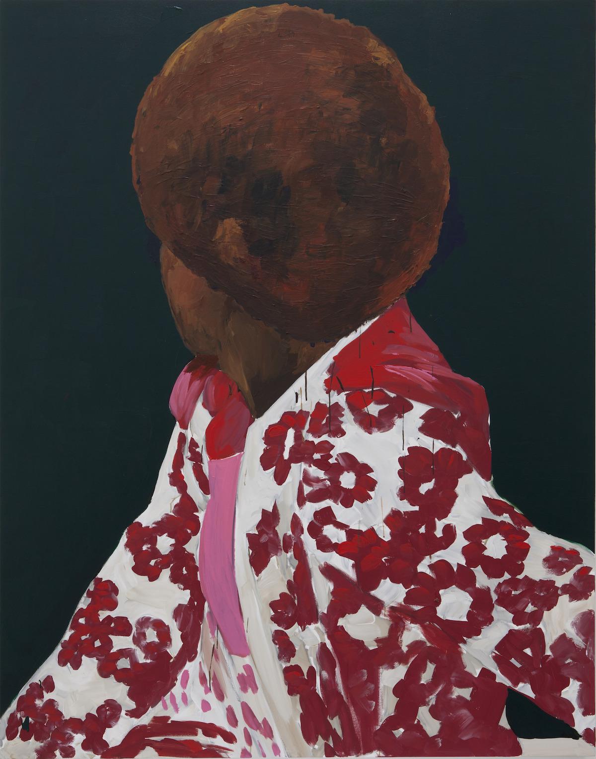 Henry Taylor, Before Gerhard Richter there was Cassi, 2017. Acrylic on canvas, 84 × 66 in. (213.4 × 167.6 cm). Collection of Jeff Poe and Rosalie Benitez. © Henry Taylor. Courtesy the artist and Hauser &amp; Wirth. Photograph by Sam Kahn