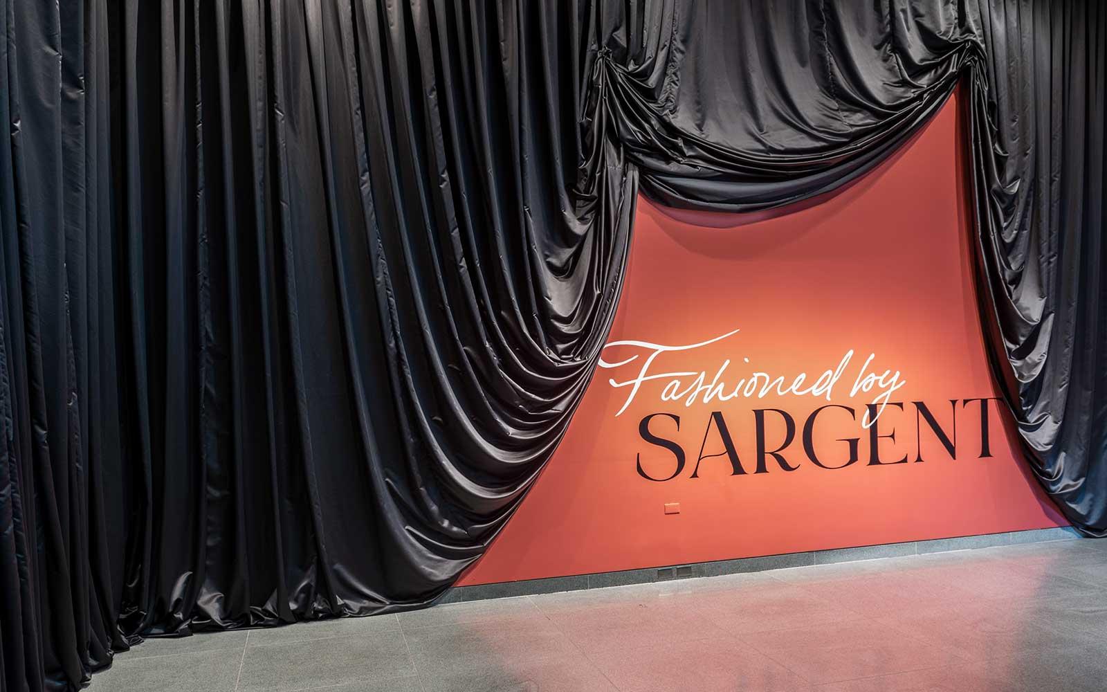 Installation view of 'Fashioned by Sargent' at the Museum of Fine Arts, Boston.