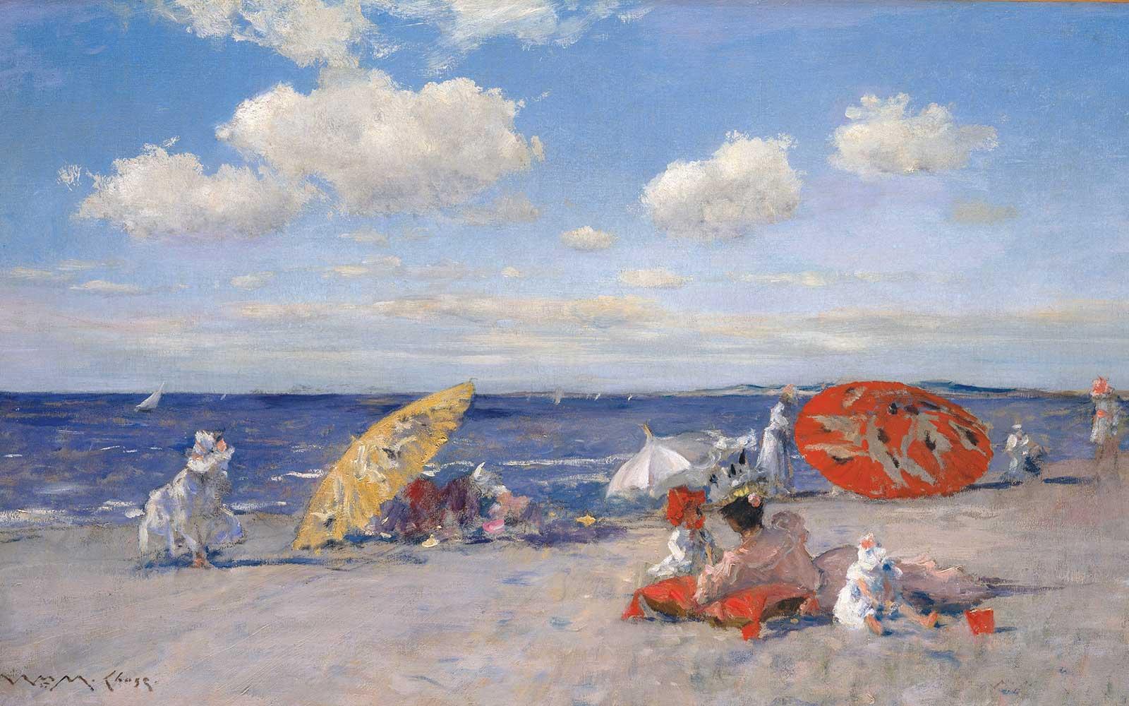 At the Seaside by William Merritt Chase.