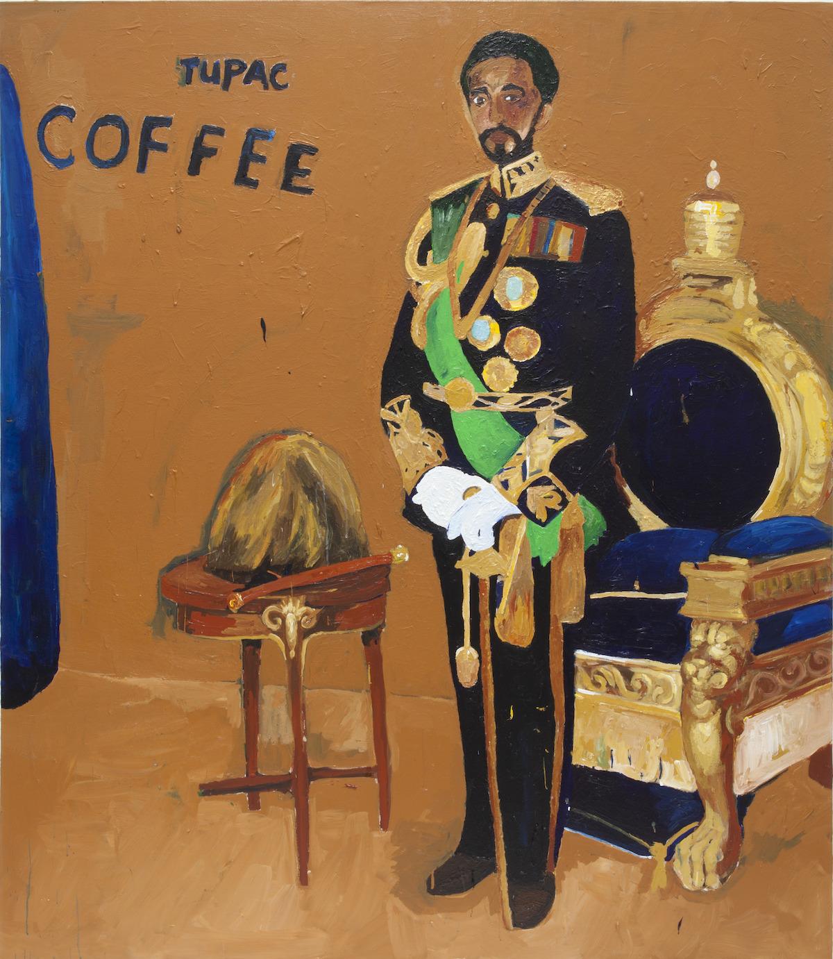 Henry Taylor, It's H. I. M., 2012. Acrylic on canvas, 84 × 72 in. (213.4 × 182.9 cm). Collection of Amy and Harris Schwalb. © Henry Taylor. Courtesy the artist and Hauser &amp; Wirth. Photograph by Sam Kahn
