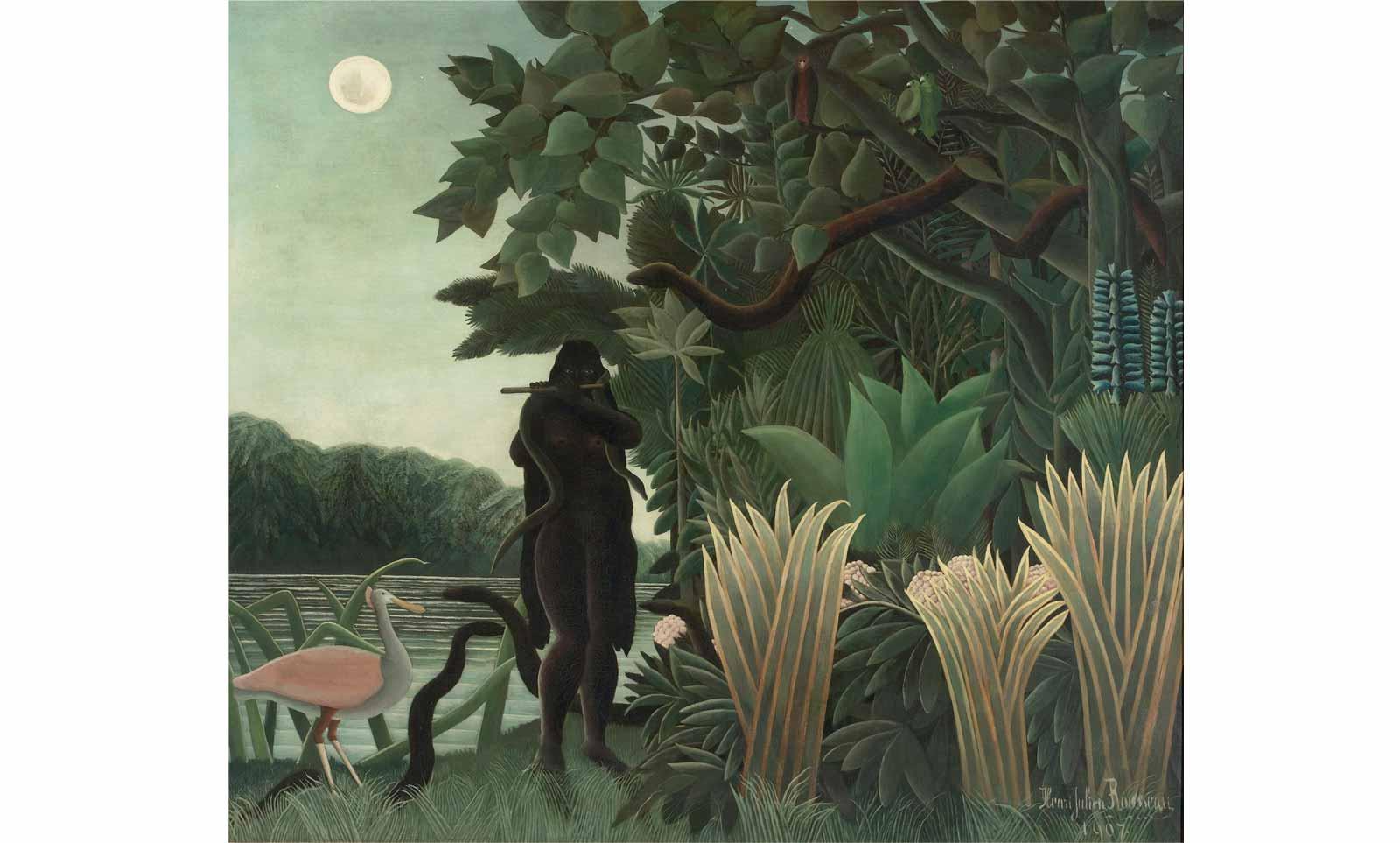 Henri Rousseau (1844-1910), The Snake Charmer, 1907