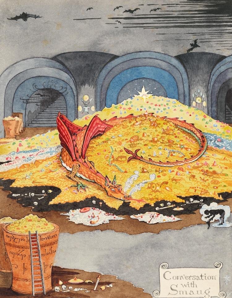 J. R. R. Tolkien (1892–1973), Conversation with Smaug, July 1937