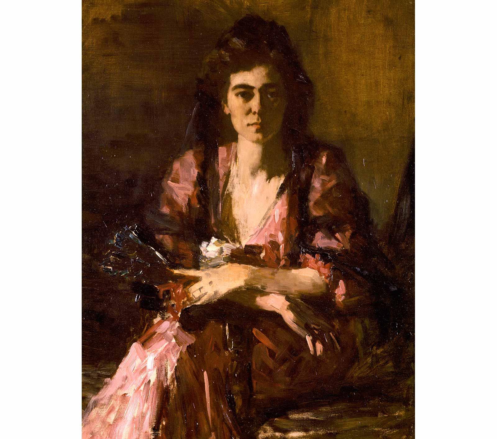 Thérèse Schwartze, Portrait of Lizzy Ansingh, c. 1909. Oil on canvas.