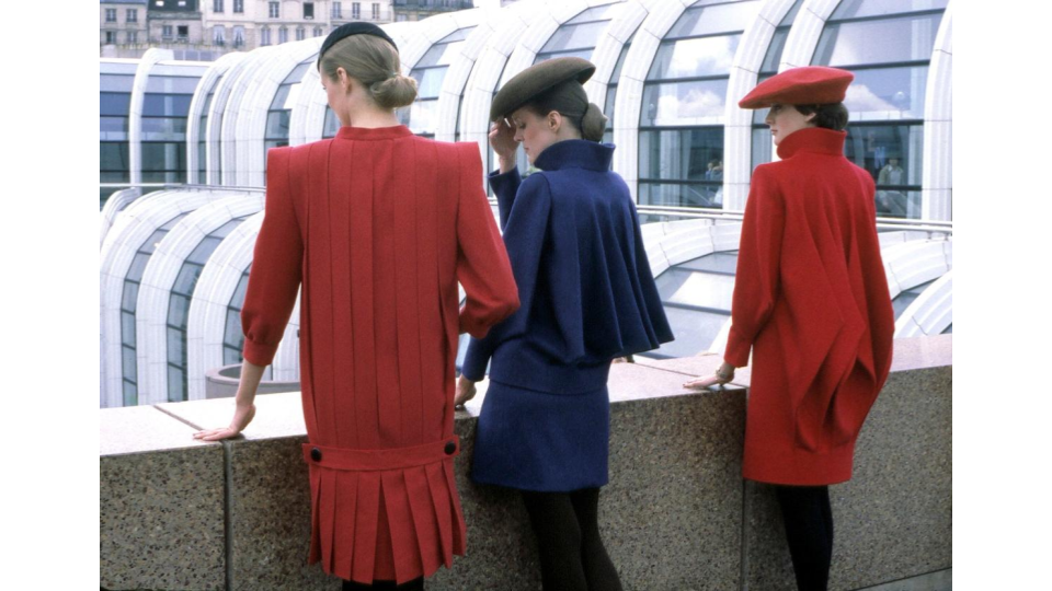 Pierre Cardin "Computer" coats, 1980.