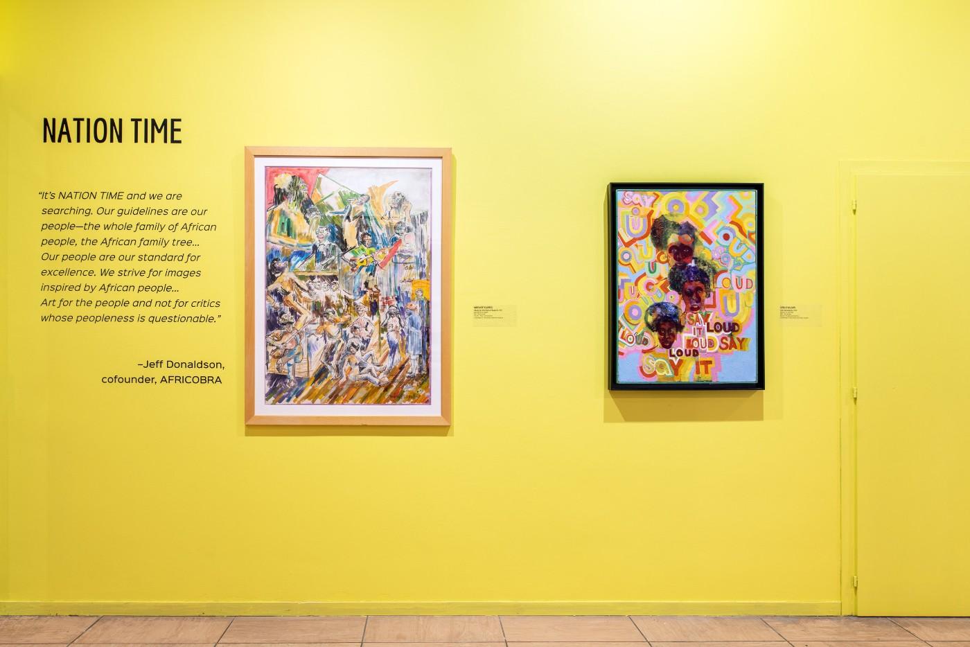 AFRICOBRA: Nation Time (installation view), 2019, Venice Biennale, Venice, Italy