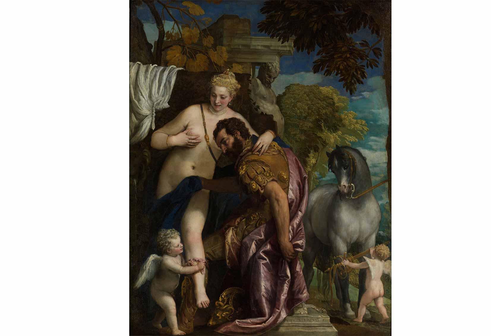 Paolo Veronese, Mars and Venus United by Love, c. 1570s.