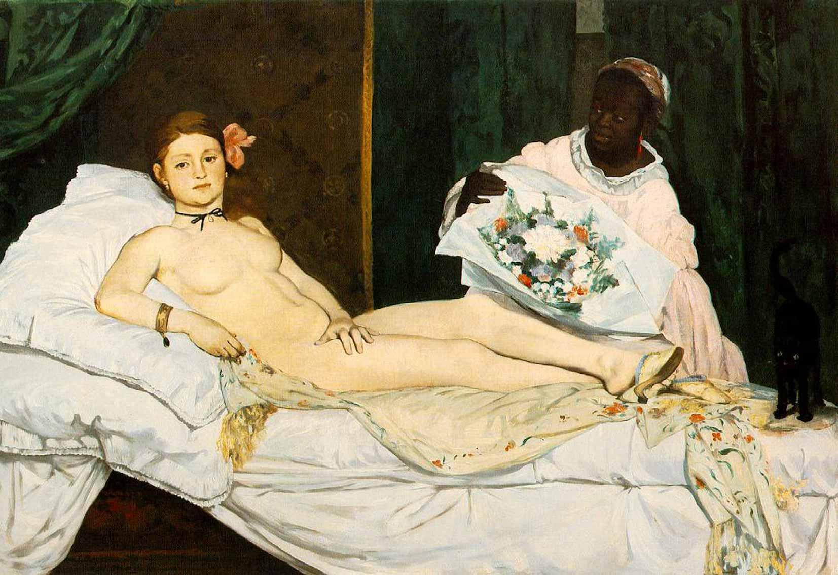 Édouard Manet, Olympia, 1863. Oil on canvas.