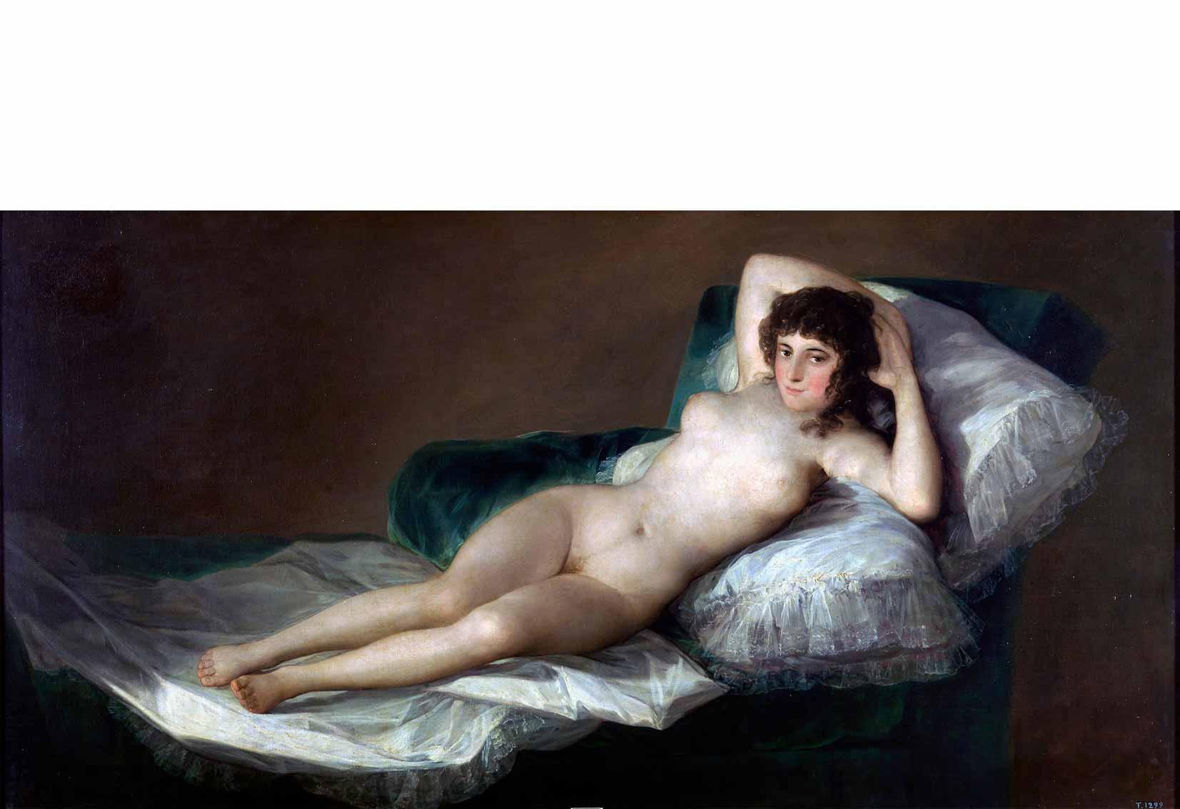 Francisco Goya, The Nude Maja, c. 1800.