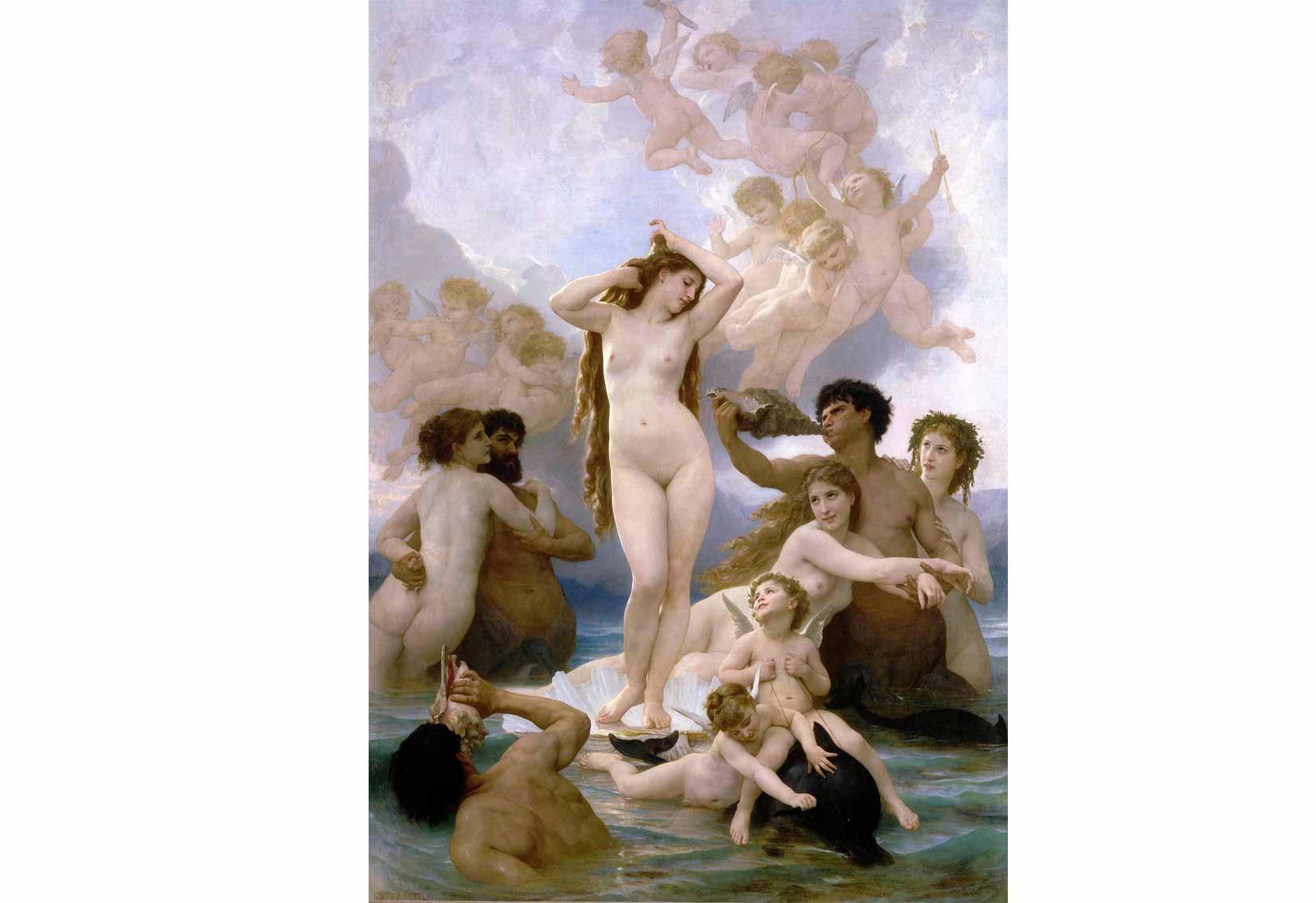 William-Adolphe Bouguereau, The Birth of Venus, 1879.
