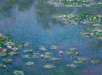 Claude Monet, Water Lilies, 1906. Art Institute of Chicago. No horizon feautred in this one
