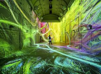 Alkazar’s Dream, a digital installation at the Alkazar movie theater in Istanbul.