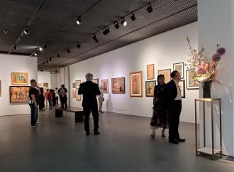 An auction preview at Christie’s last spring. Source.