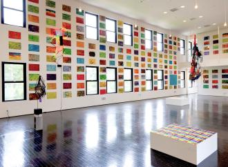 Finger Painting Room Installation Shot.