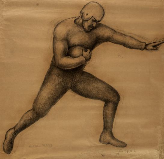  Albert Gregory Hull, Football Player, ca. 1933-1943.