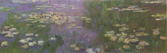 Water Lilies (Nymphéas) (between c. 1915 and 1926). Oil on canvas. 