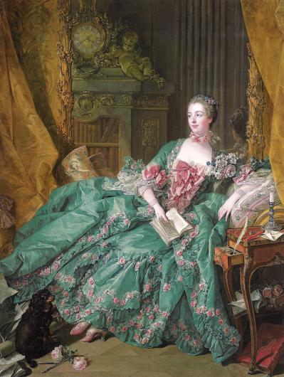 François Boucher, Madame de Pompadour, 1756. Alte Pinakothek. 