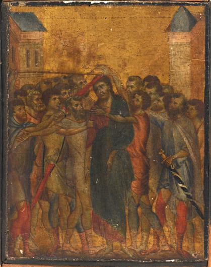 Cimabue, Christ Mocked, c.1280.