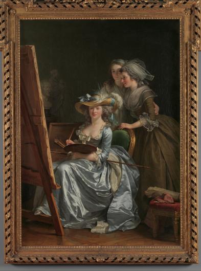 Adélaïde Labille-Guiard, Self-Portrait with Two Pupils, Marie Gabrielle Capet (