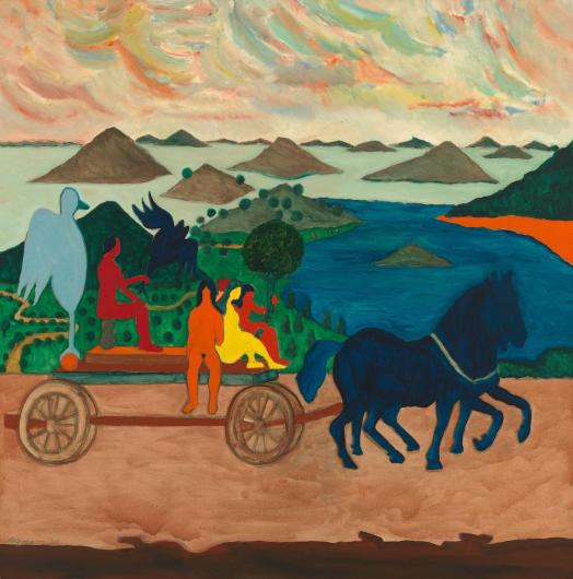 Bob Thompson, An Allegory, 1964, Whitney Museum of American Art, New York; gift of Thomas Bellinger 