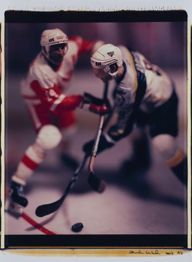 David Levinthal, Untitled from the series Hockey, 2007, Polaroid Polacolor ER Land Film, 