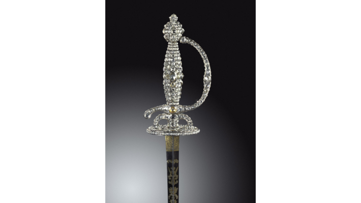 Diamond sword hilt, Dresden, 1782-1789.