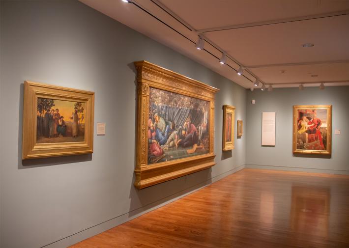 View of The Delaware Art Museum Pre-Raphaelite Gallery