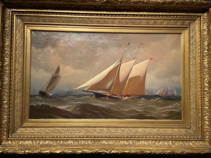 Painting of 19th Century Sailing Ship