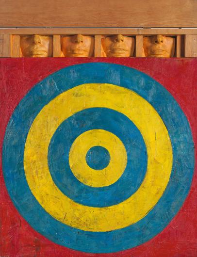 Jasper Johns, Target with Four Faces, 1955. 