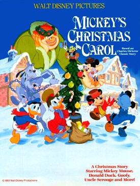 Promotional poster for Mickey's Christmas Carol, Walt Disney Animation Studios