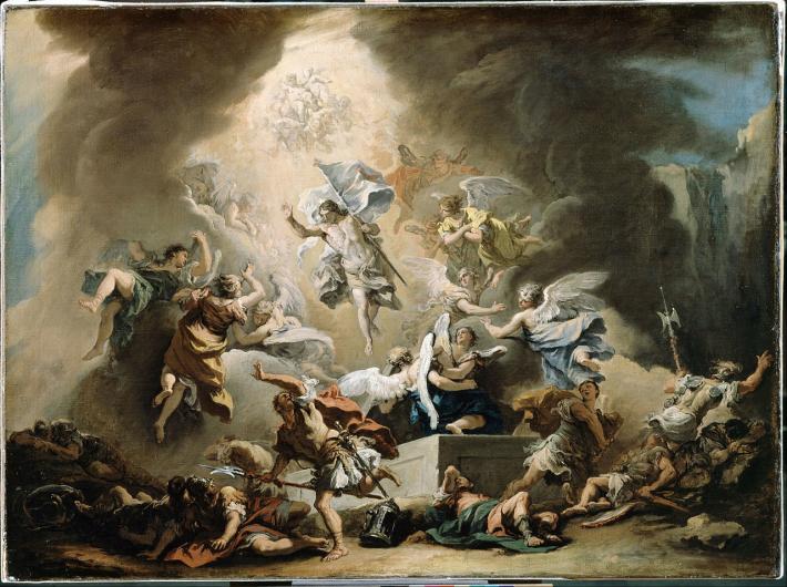 Sebastiano Ricci, The Resurrection, 1715. Oil on Canvas. London, Dulwich Picture Gallery.