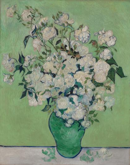 Vincent van Gogh, A Vase of Roses, 1890.
