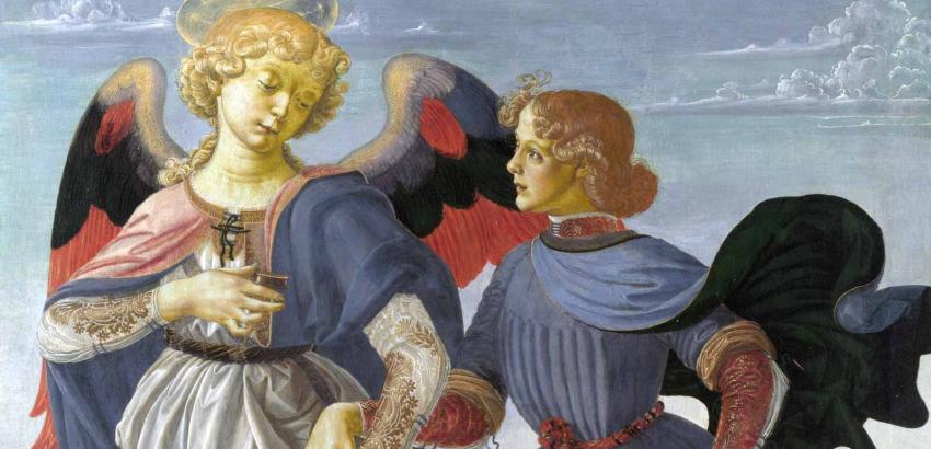 Andrea del Verrocchio and workshop Tobias and the Angel.