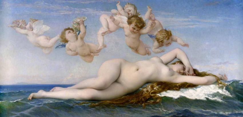Alexandre Cabanel, The Birth of Venus, 1863. 