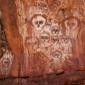 Aboriginal rock art on the Barnett River, Mount Elizabeth Station.