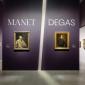 Installation view of Manet/Degas
